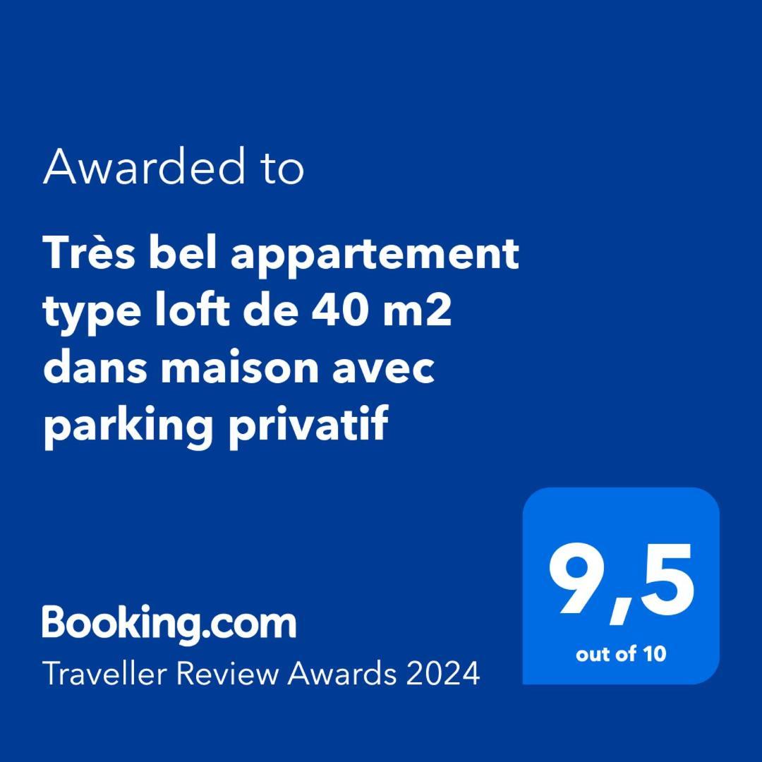 Tres Bel Appartement Type Loft De 40 M2 Dans Maison Avec Parking Privatif Lingolsheim Extérieur photo
